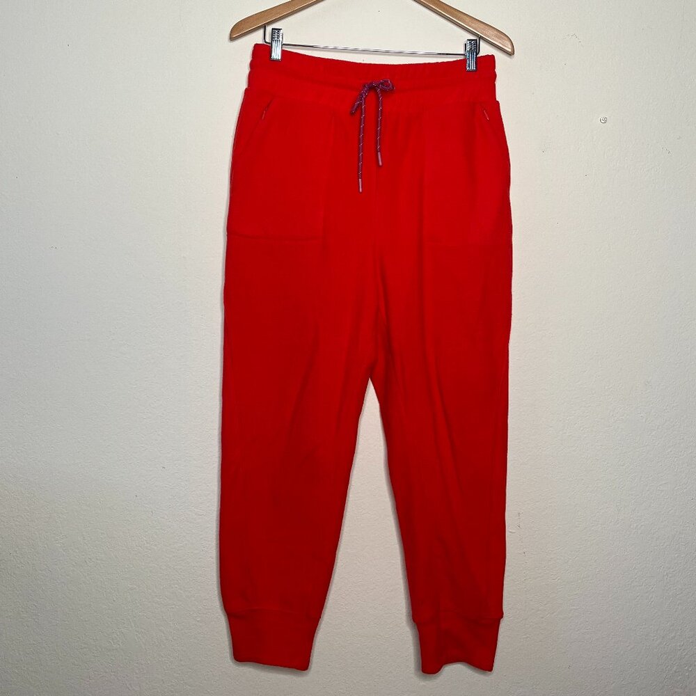 Free People FP Movement Thick Comfy Sweatpants, Drawstring, Zippered Pockets